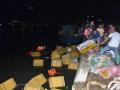 Tàu chở 70 tấn hàng bị lật ở cảng Phan Thiết