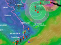 Bão số 3 Saola liên tục đổi hướng, cường độ suy giảm