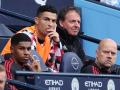 Huyền thoại MU phát biểu gây sốc khi Ronaldo không được đá trận derby Manchester