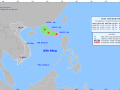 Áp thấp nhiệt đới mạnh cấp 6, giật cấp 8 vừa hình thành trên Biển Đông