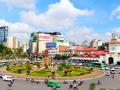 Tái lập vòng xoay trước chợ Bến Thành