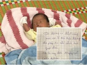 Vụ bé trai 10 ngày tuổi bị bỏ rơi ở Quảng Trị: Lá thư để lại viết gì?