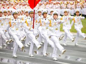 Hợp luyện diễu binh ở Quảng trường Ba Đình vào tối nay 21.8