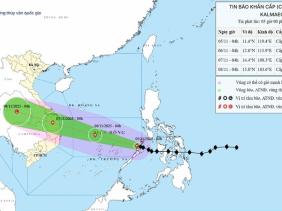 Tin bão số 13 Kalmaegi: Bão di chuyển theo hướng Tây Tây Bắc, tốc độ 20-25km/h