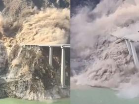 Sập cầu lớn ở Trung Quốc sau vài tháng thông xe