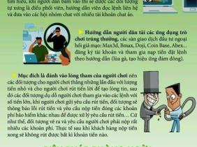 Công an TP.Thủ Đức cảnh báo chiêu lừa đảo chơi game đổi thưởng, đầu tư ngoại hối