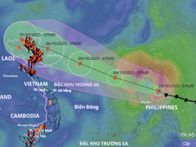 Hai kịch bản đổ bộ của bão Matmo, miền Bắc mưa lớn