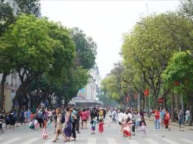 Tạm dừng hoạt động phố đi bộ khu vực hồ Hoàn Kiếm