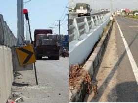 Người dân nói mố cầu vượt Dầu Giây gây nguy hiểm, chủ đầu tư nói gì?