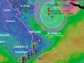 Bão số 3 Saola liên tục đổi hướng, cường độ suy giảm