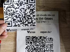 Nhiều cửa hàng bị kẻ gian dán đè mã QR ngân hàng để chiếm đoạt tiền
