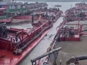 Triệt phá đường dây khai thác cát lậu trên biển Cần Giờ