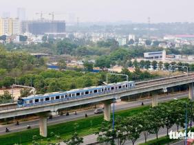 Metro 1 sẽ chạy 7 đoàn tàu từ ngày 1-7, từ 5h sáng đến 22h đêm