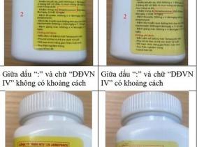 Cục Quản lý Dược cảnh báo về việc phát hiện thuốc Tetracyclin giả