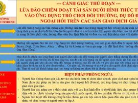 Công an Bình Dương vừa cảnh báo chiêu lừa khó tin