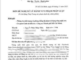 Hoa hậu Thùy Tiên đề nghị công an khởi tố bà Đặng Thùy Trang