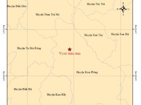Động đất liên tiếp tại Kon Tum