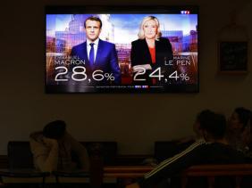 Bầu cử Tổng thống Pháp: Ông Emmanuel Macron chiến thắng vòng 1