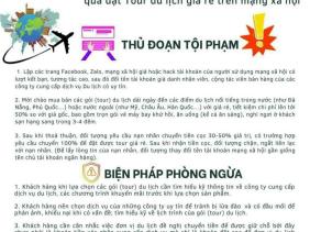 Công an TP.Thủ Đức cảnh báo thủ đoạn lừa đảo đặt tour du lịch giá rẻ
