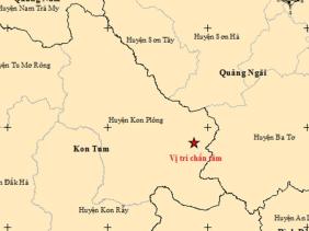 Ba trận động đất liên tiếp ở Kon Tum