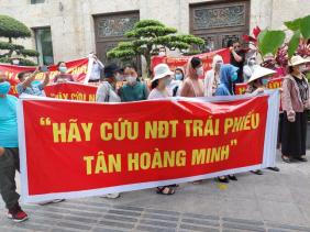 Nhà đầu tư trái phiếu Tân Hoàng Minh kiến nghị trả tiền thế nào?