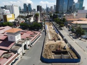 TPHCM: Rào chắn 104 vị trí trên 62 tuyến đường để phục vụ thi công dự án