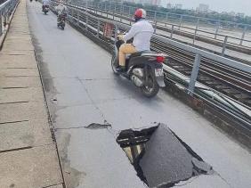 Nguyên nhân mặt cầu Long Biên xuất hiện "lỗ thủng" lớn  Thứ 7, 28/05/2022 | 16:18