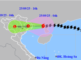 Bão Ragasa cách Quảng Ninh 100km, miền Bắc mưa lớn hôm nay