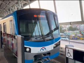 Metro Số 1 Bến Thành - Suối Tiên chạy thử đoạn dài 9km