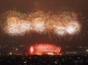 Các tuyến đường bị cấm khi đi xem pháo hoa tại Sân vận động Mỹ Đình tối nay