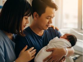 Vợ nghỉ thai sản, chồng có được nghỉ phép và nhận bảo hiểm không?