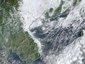 Không khí lạnh mạnh bao trùm Bắc bộ và Trung bộ