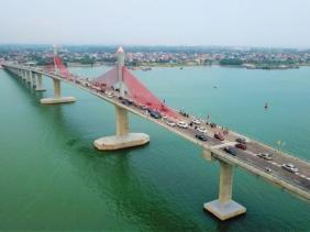 Cấm cầu Cửa Hội nối Nghệ An - Hà Tĩnh từ 6h ngày 25/8