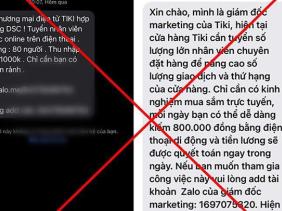 Làm cộng tác viên online, người phụ nữ ở Hà Nội bị lừa 2,5 tỷ đồng