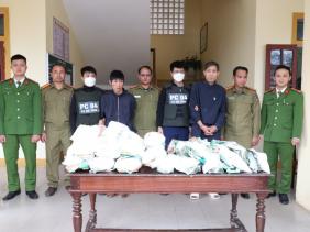 Bắt giữ 2 đối tượng vận chuyển trái phép 31kg ma túy