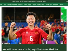 AFC ca ngợi tiền vệ Thái Sơn trước trận đấu với U23 Saudi Arabia