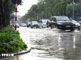 Hà Nội mưa lớn kéo dài, xuất hiện một số điểm úng ngập cục bộ