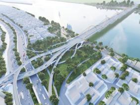 Hơn 2.700 tỉ đồng làm đường nối cầu Trần Hưng Đạo với đường Nguyễn Văn Linh