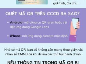 Quét mã QR trên CCCD, nếu sai thông tin cần chỉnh sửa lại ngay