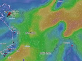 Áp thấp nhiệt đới giật cấp 8 sắp đi vào Biển Đông, dự báo mới nhất đường đi