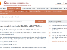 Từ 1.1.2023: đăng ký BHXH tự nguyện trên cổng dịch vụ công quốc gia