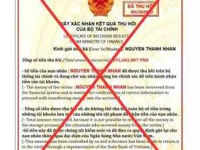 Cảnh báo giả mạo con dấu, chữ ký của lãnh đạo Bộ Tài chính để yêu cầu chuyển tiền