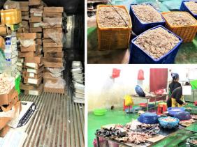 Phát hiện hơn 9 tấn thực phẩm không rõ nguồn gốc
