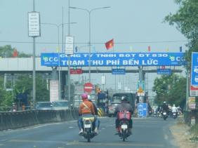 Dự án BOT đường tỉnh 830 ở Long An tăng giá vé từ 1-3