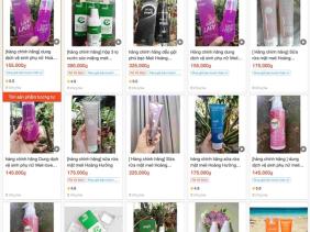 Hàng loạt sản phẩm của Hoàng Hường vẫn bày bán tràn lan trên mạng