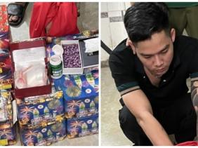 Bắt đối tượng lái xe chở pháo lậu kiêm ma túy