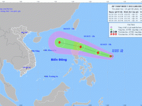 Công điện khẩn chủ động ứng phó với áp thấp nhiệt đới gần Biển Đông