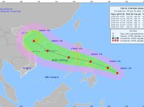 Bão Bualoi vừa hình thành, dự báo sẽ trở thành bão số 10 trên Biển Đông