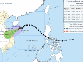 Diễn biến mới nhất cơn bão số 12