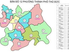 Chi tiết trụ sở 12 phường mới ở TP.Thủ Đức từ ngày 1/7